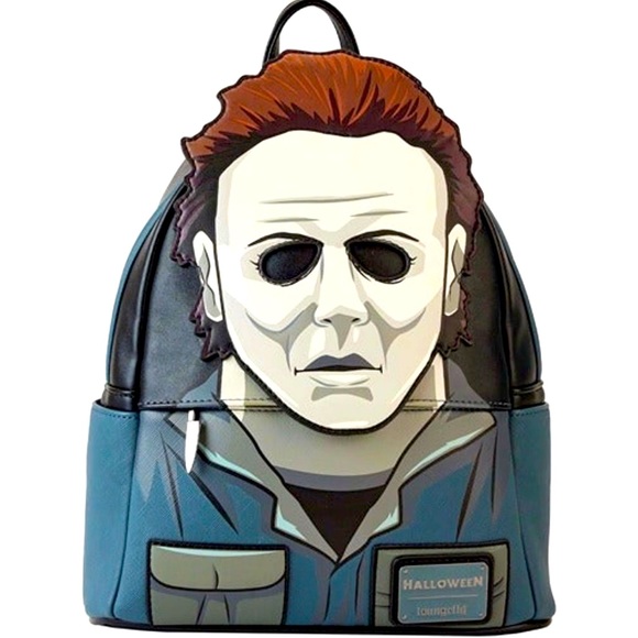 Loungefly Michael Myers Cosplay Slasher Horror Movie Cosplay GITD Mini Backpack - Picture 1 of 5